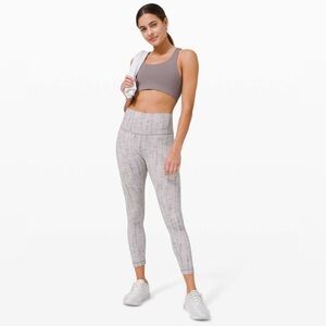 Lululemon Wunder Under High-Rise Tight Luxtreme Jacquard Moonphase Silver Pant